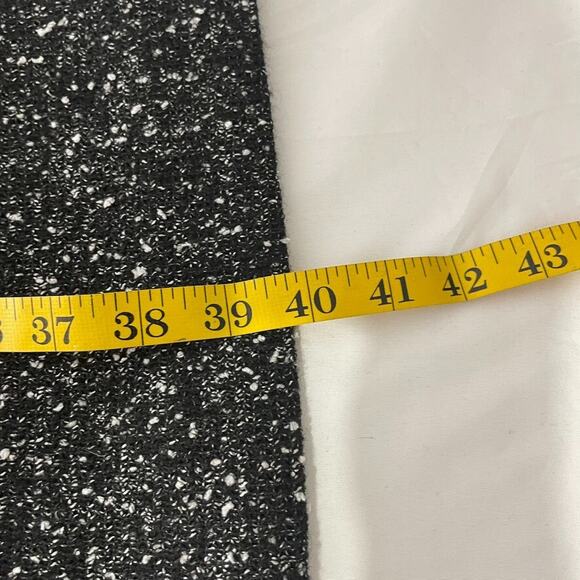 Talbots Dress 12 Black Bouclé Knit Tweed Sheath 3/4 Sleeve Holiday Classic NEW - Picture 9 of 9